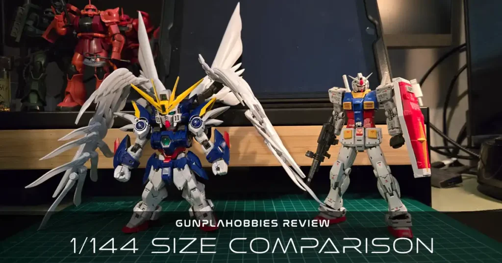 MGSD Wing Size Comparison to 1/144